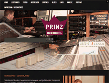 Tablet Screenshot of prinz-records.at
